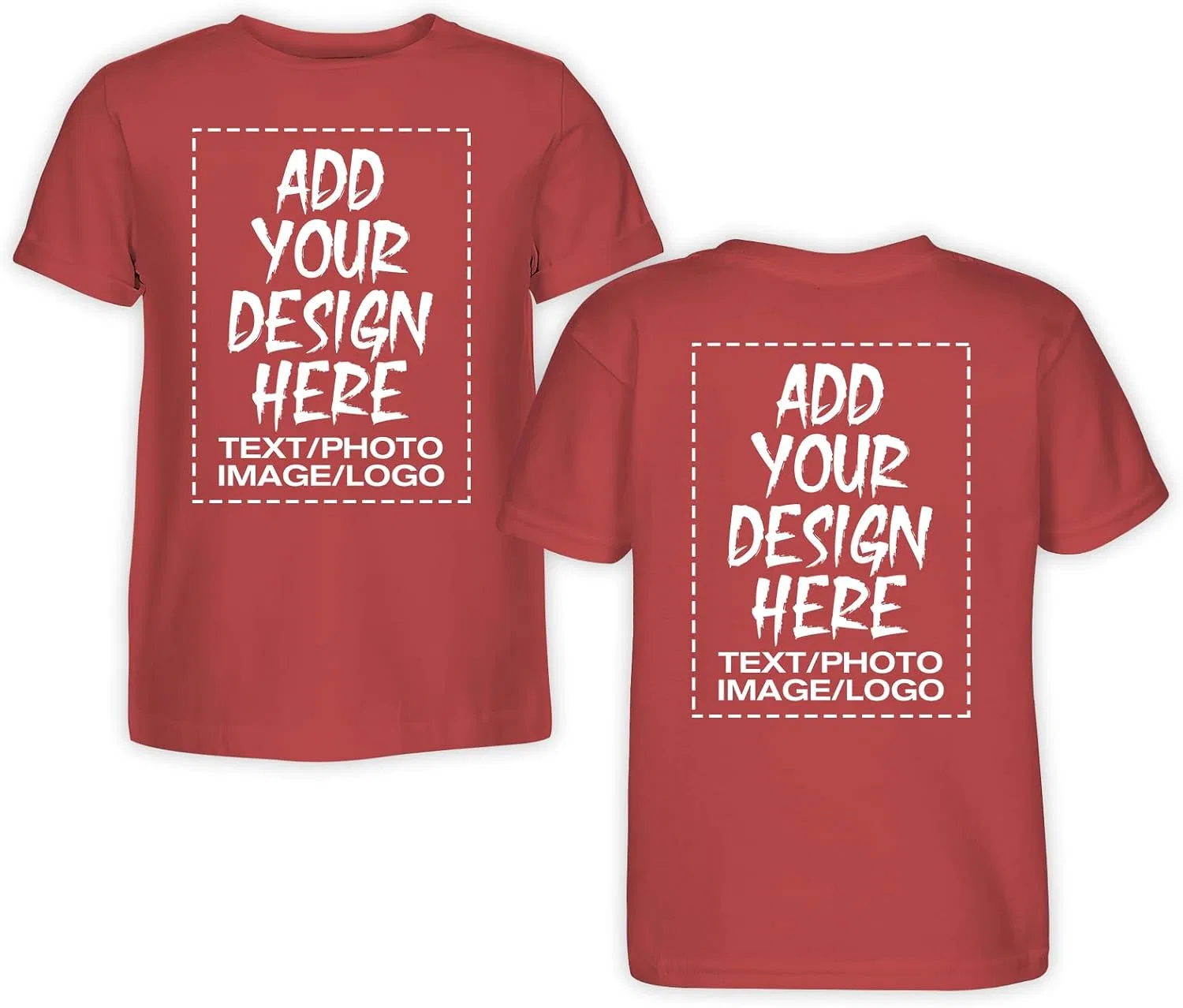 Футболка Regular Fit Custom T Shirts, Coral