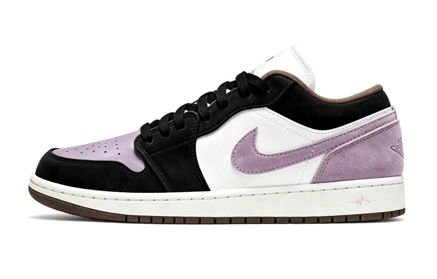 Детские кроссовки для скейтбординга с замшевым верхом Air 1 Jordan, Purple