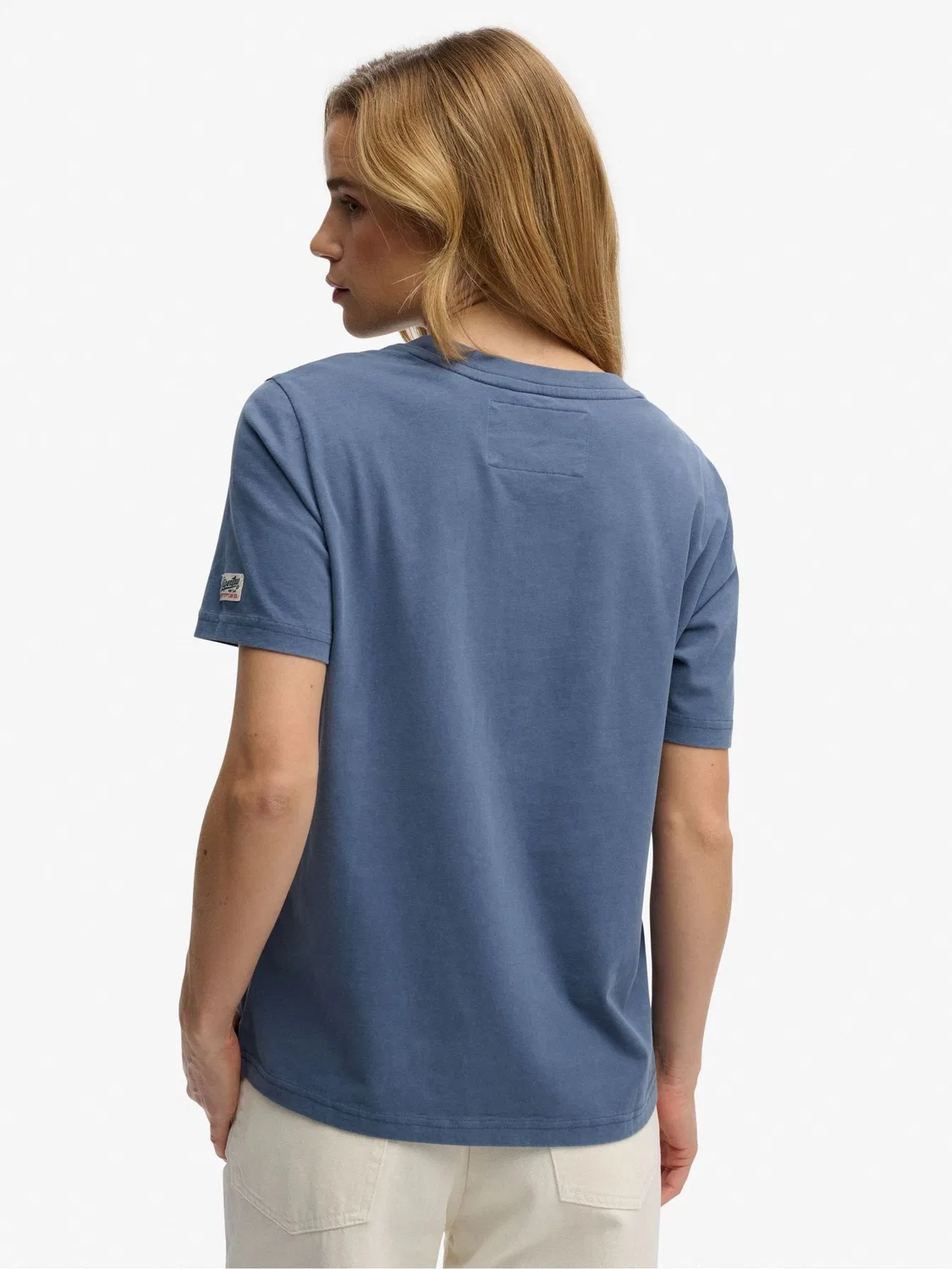 Футболка Relaxed Fit Industry Workwear Superdry, синий — фото 4