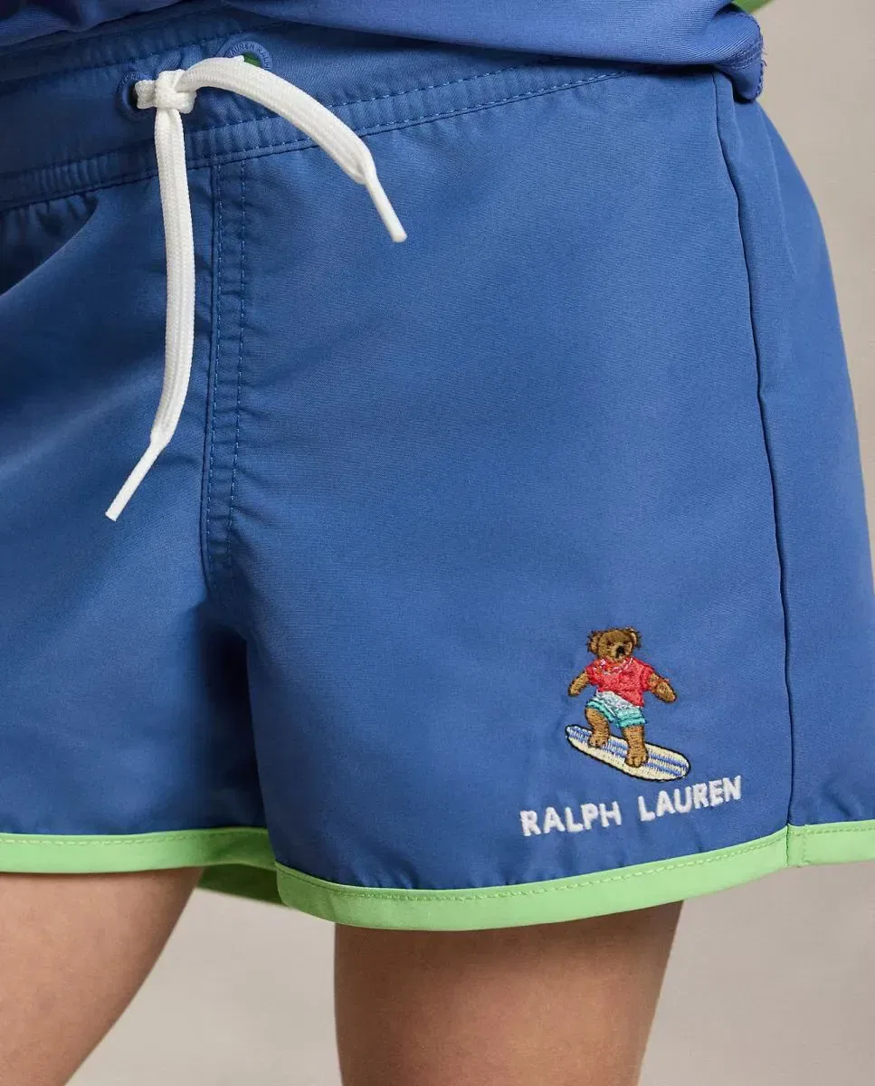 Детские плавки для мальчиков с принтом Polo Bear Polo Ralph Lauren, Azulón — фото 3