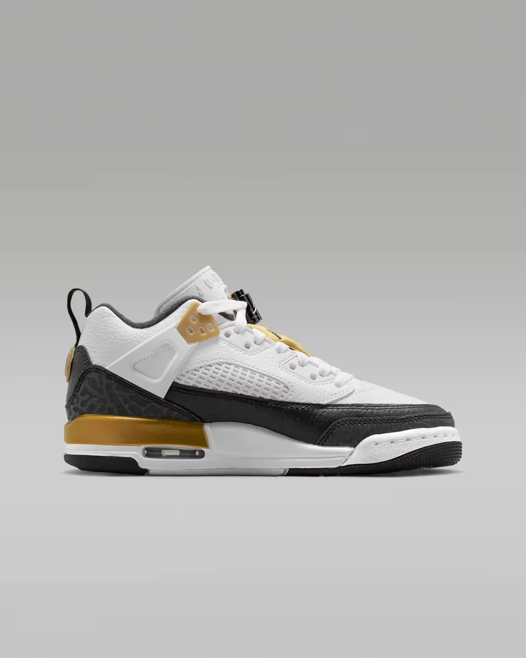 Кроссовки детские Nike Jordan Spizike Low, белый/золотой — фото 2