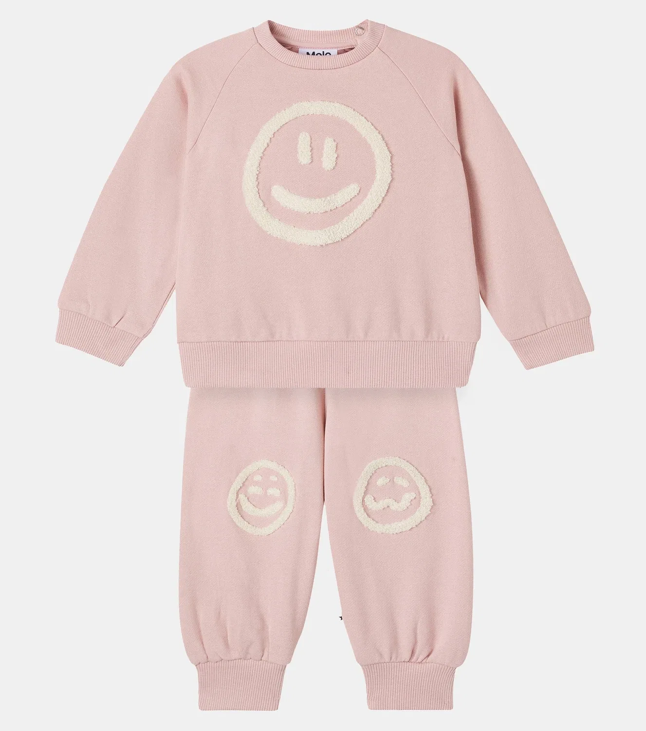 Комплект из свитшота и штанов Baby Disc и Simeon Molo, розовый — фото 2
