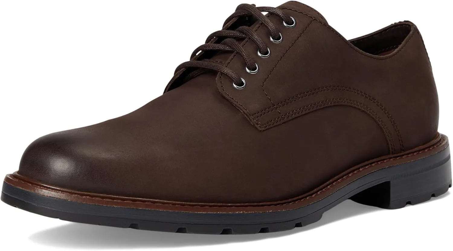 Мужские туфли Cole Haan Chamberlin Grand Plain Toe Oxford, темный шоколад — фото 2