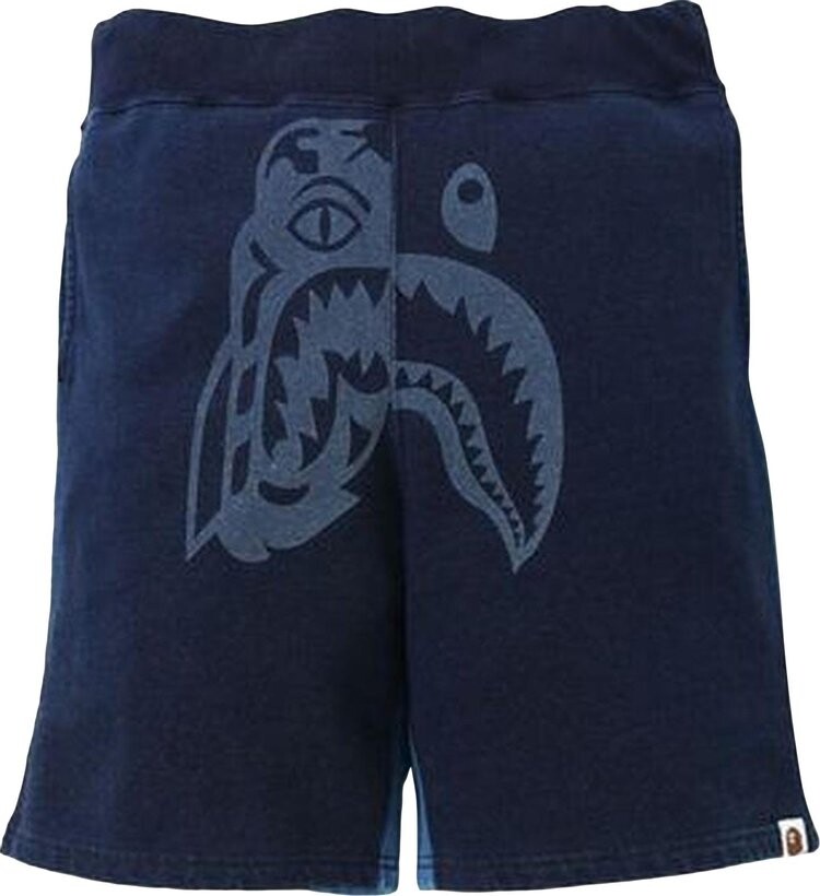 

Шорты BAPE Tiger Shark Sweat Shorts 'Indigo', синий