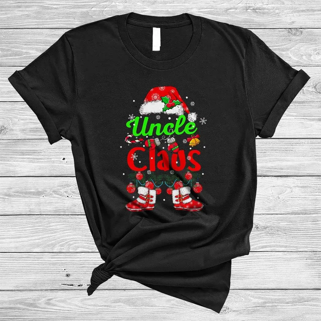 Футболка с принтом Uncle Claus, Black — фото 2