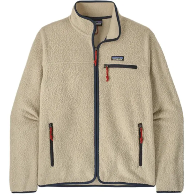 Мужское флисовое пальто с воротником-стойкой Retro Pile Patagonia, Pelican Beige/PLCN