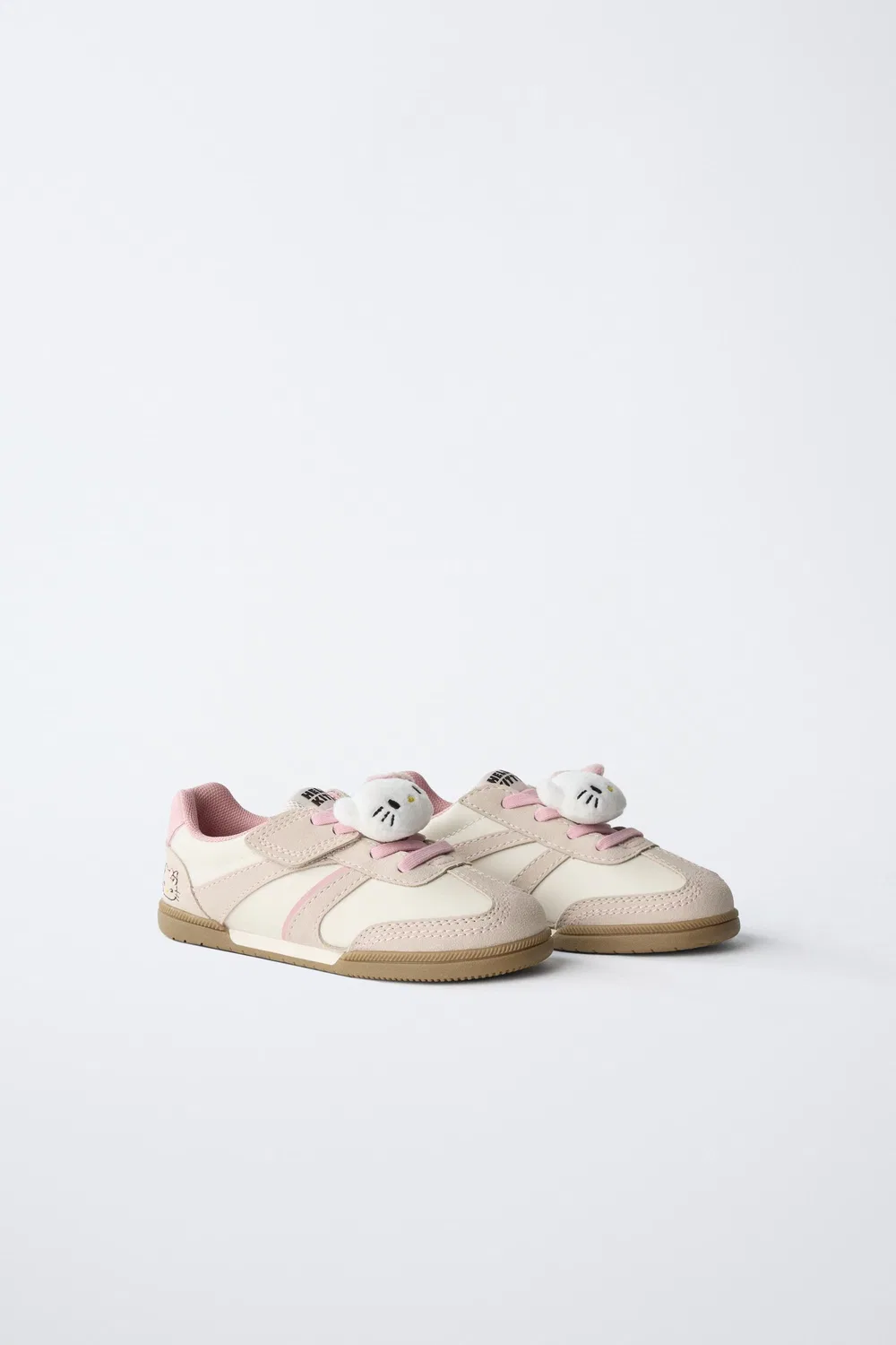 Кроссовки HELLO KITTYSANRIO PLIMSOLLS ZARA, Ecru White — фото 2