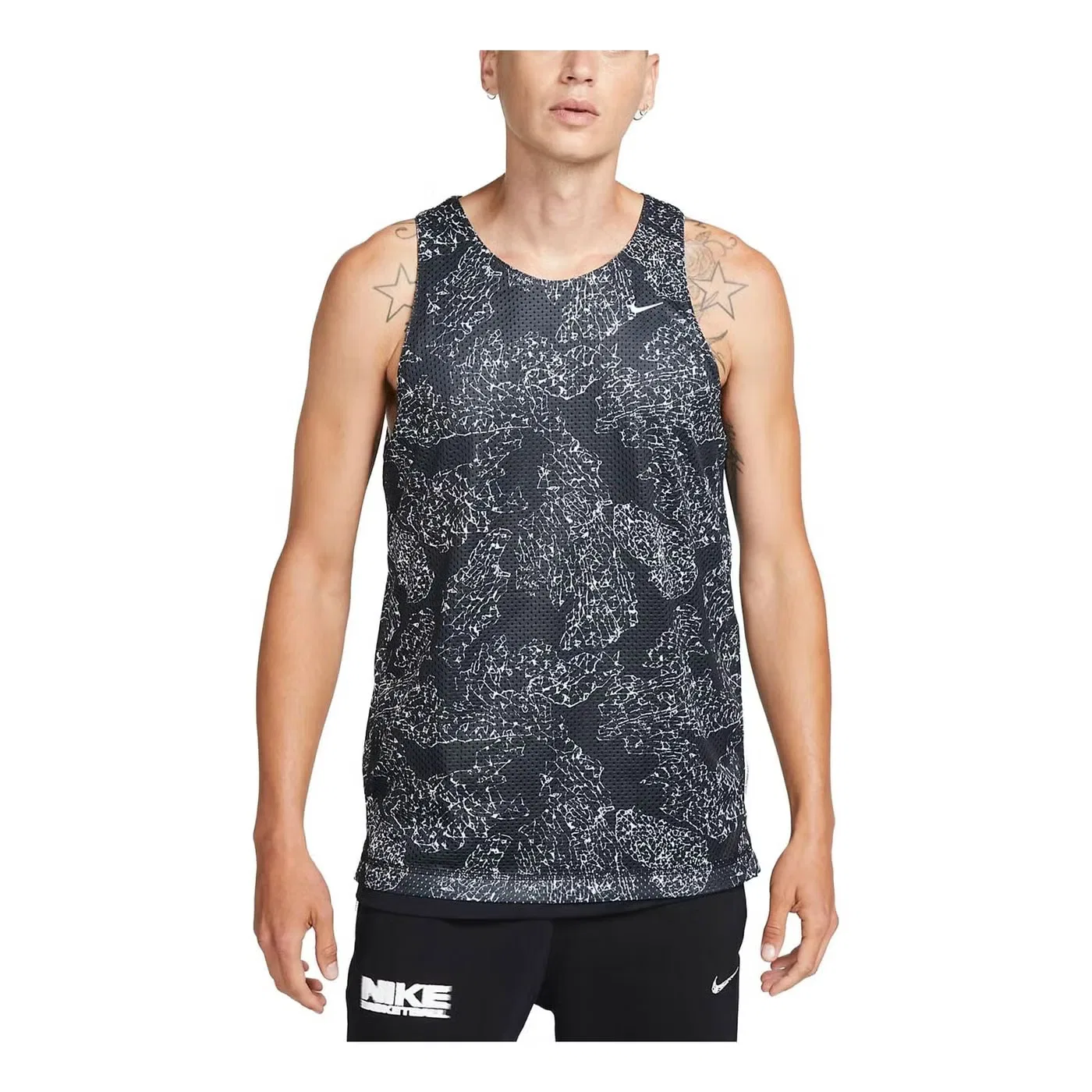 Двусторонняя баскетбольная майка Dri-Fit Standard Issue Reversible Nike, черный