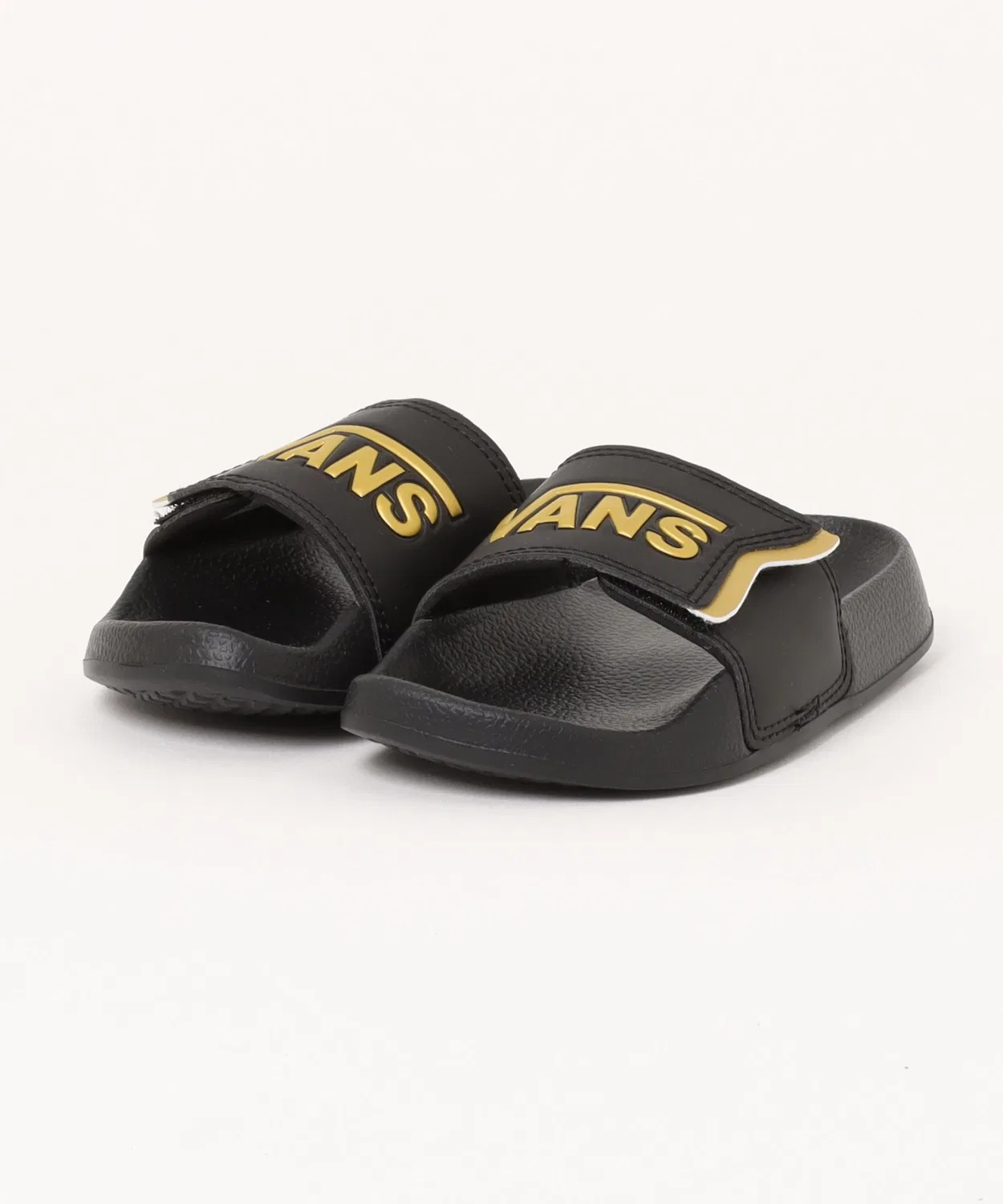 Детские сандалии с ремешками на липучке OVERS SS VANS, Black/Gold
