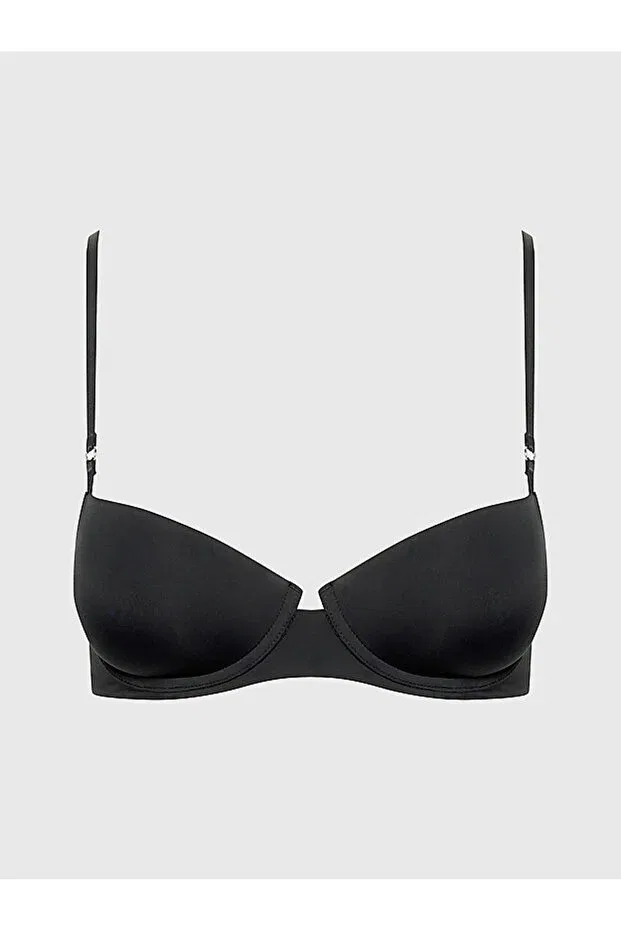 Женский балконет-бра с чашками на бретелях Calvin Klein, Black