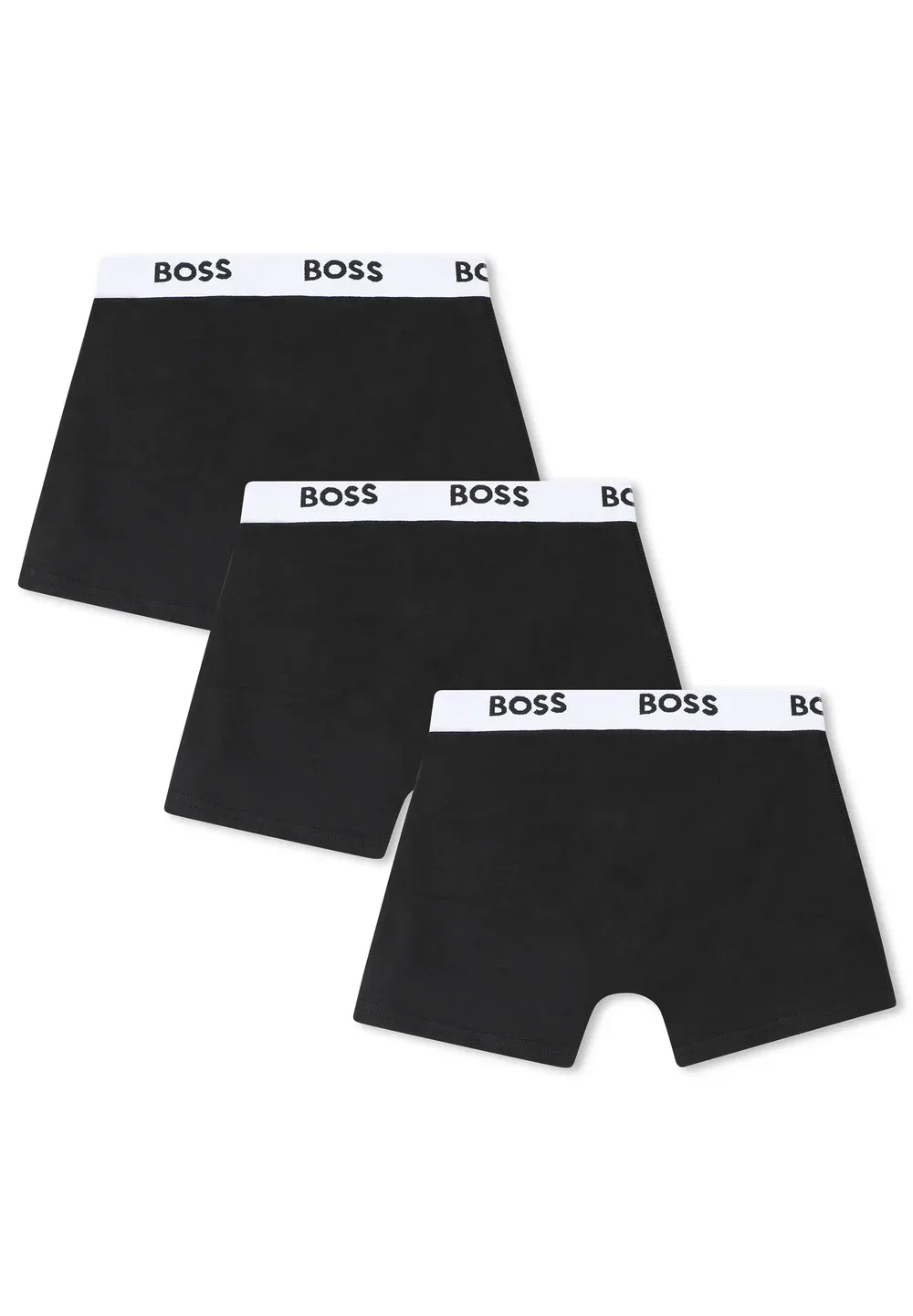3 шт. - трусы Boss Kidswear, Black — фото 2