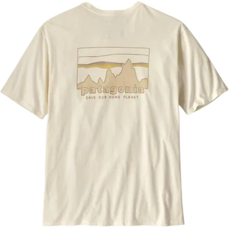 Футболка органическая Patagonia, White Birch