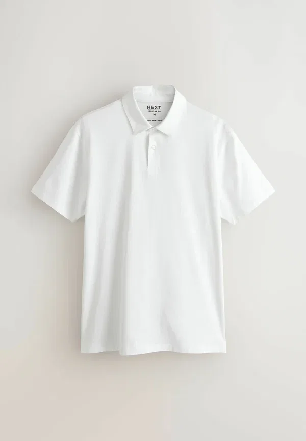 Комплект из 3 поло, хлопок, Polos three pack, Next, Red/Teal/White, белый/красный/бирюзовый — фото 4