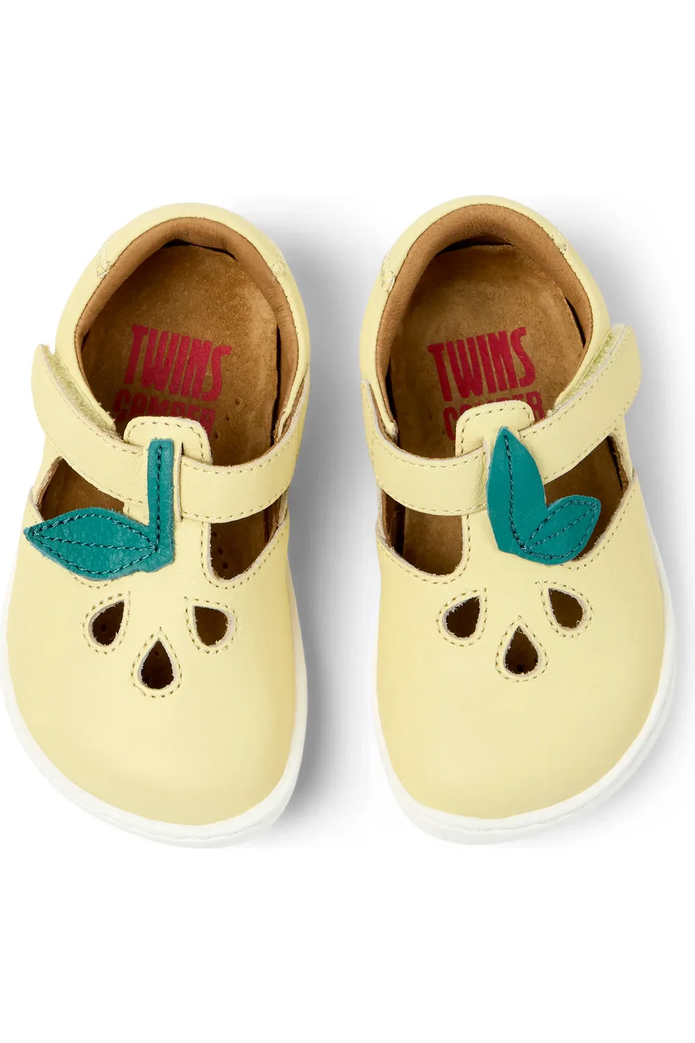 Кроссовки детские Camper Peu Cami Twins, анатомические, Light/Pastel Yellow — фото 4