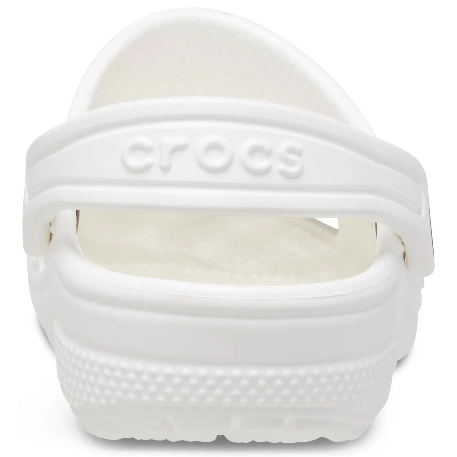 Детские клоги с перфорацией Crocs, White — фото 2