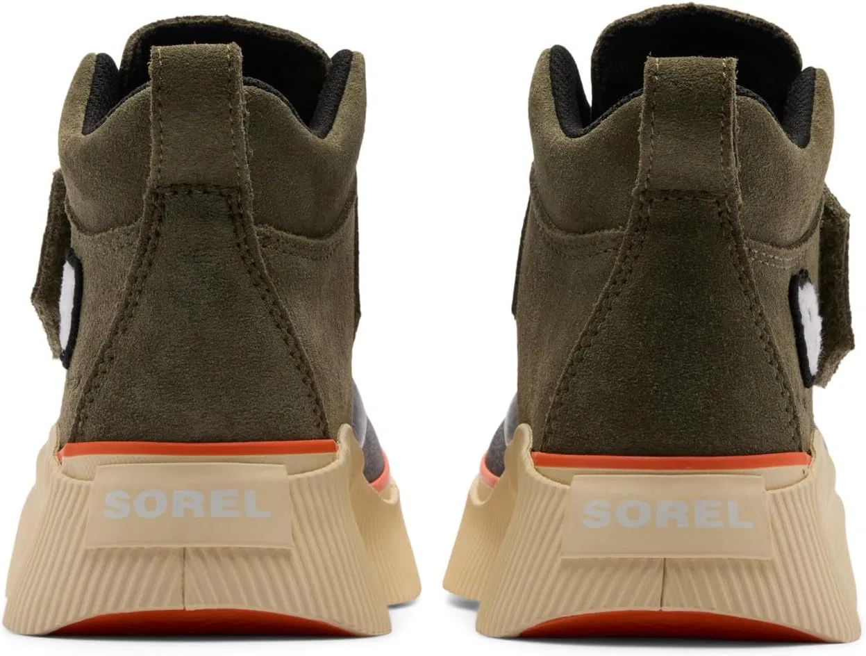 Детские ботинки для девочек водонепроницаемые SOREL, Stone Green/Deep Woods — фото 3