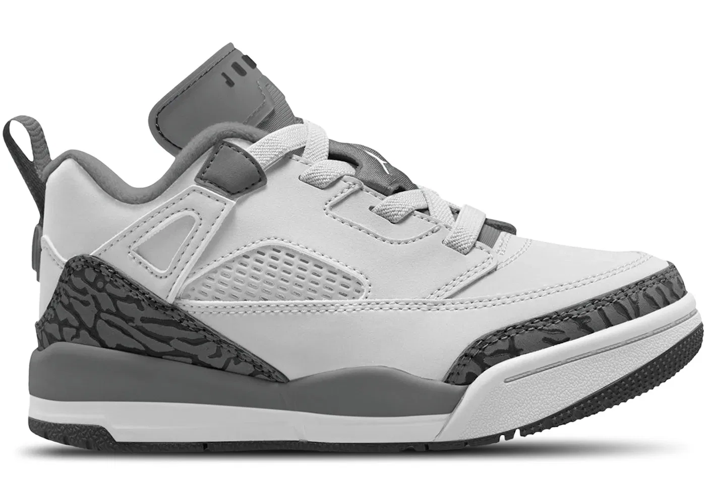 Детские кроссовки с повседневным стилем Jordan Spizike Low Jordan, White/Anthracite/Wolf Grey/Cool Grey