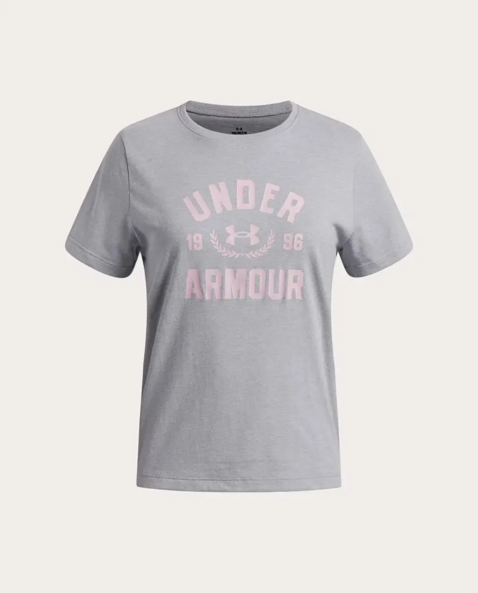 Детская футболка для мальчиков хлопковая UA G Varsity SS Under Armour, Gris Medio