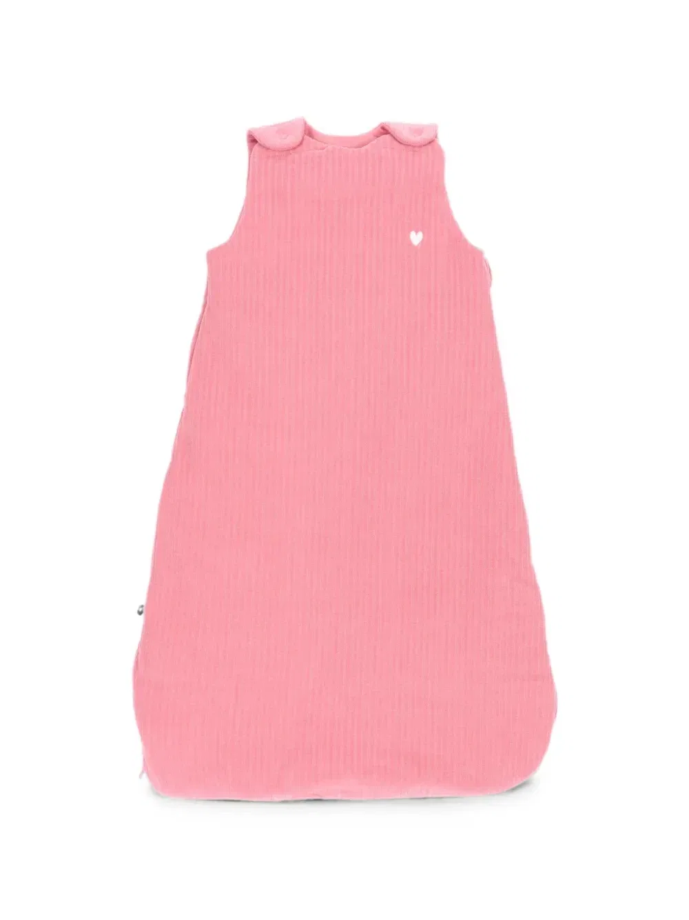 Спальный мешок в рубчик с сердечками Petit Bateau, розовый
