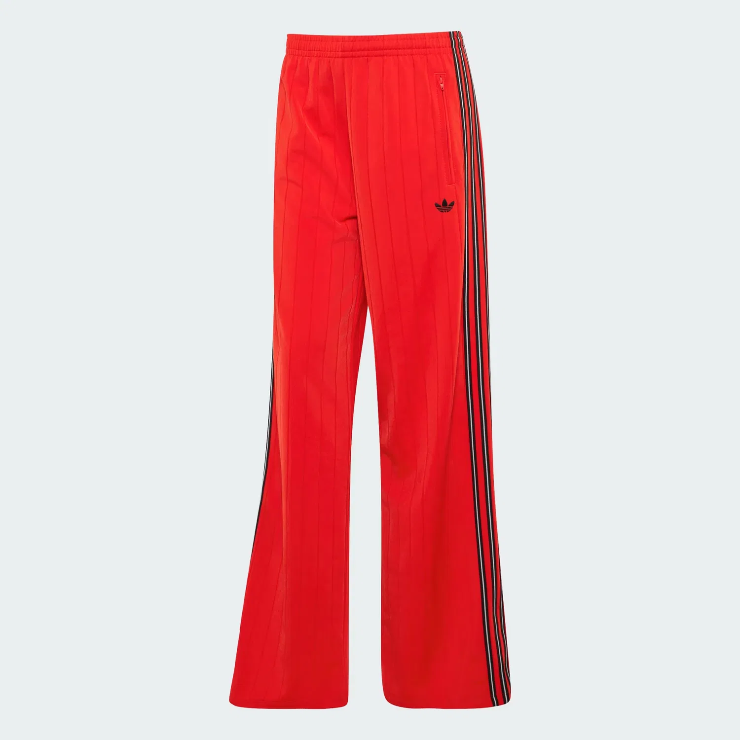 Женские спортивные брюки свободного кроя Pinstripe Firebird Loose Trackpant Adidas Originals, ярко-красный/черный/белый — фото 4