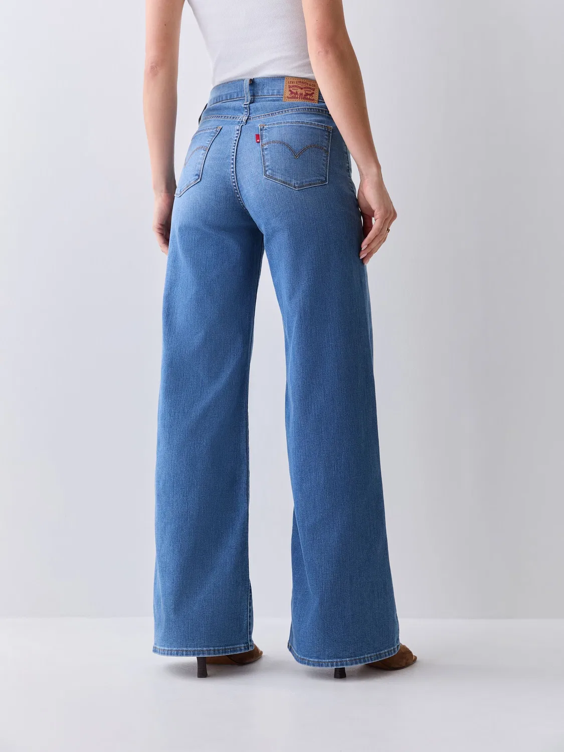Джинсы с высокой талией, shaping, 318 Levi's, Cool Satisfaction Blue — фото 3