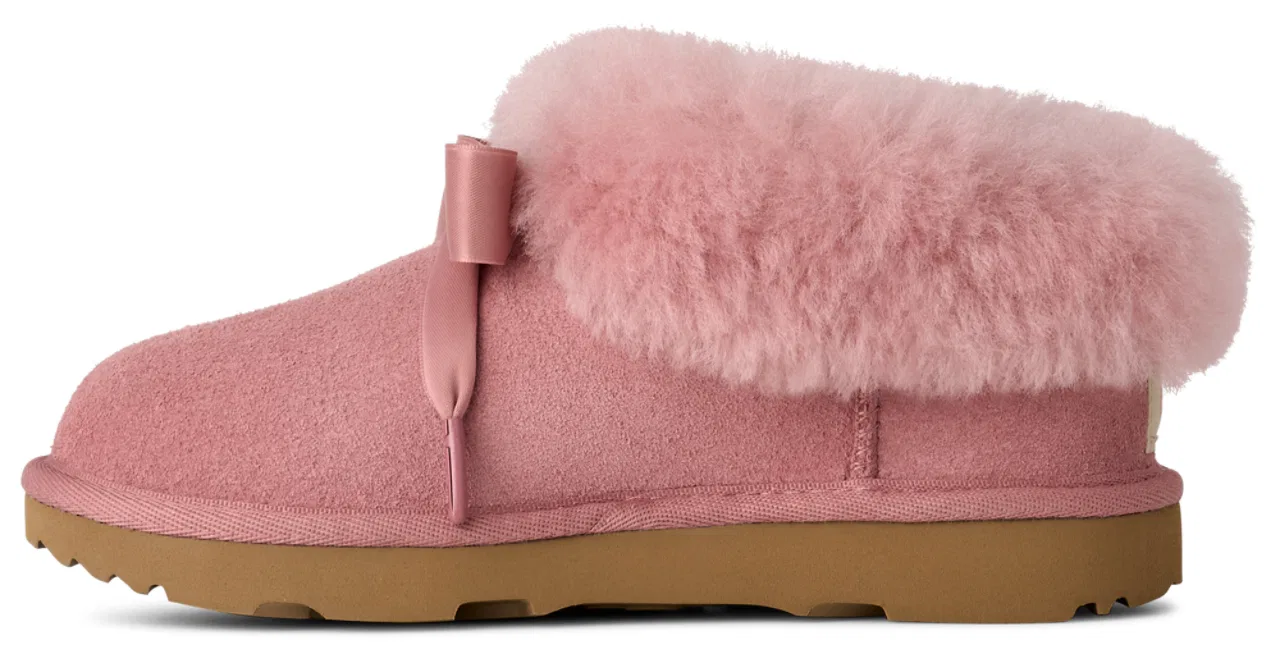 Тапочки для девочек Bailey UGG, цвет Pink Dawn/Pink Dawn — фото 2