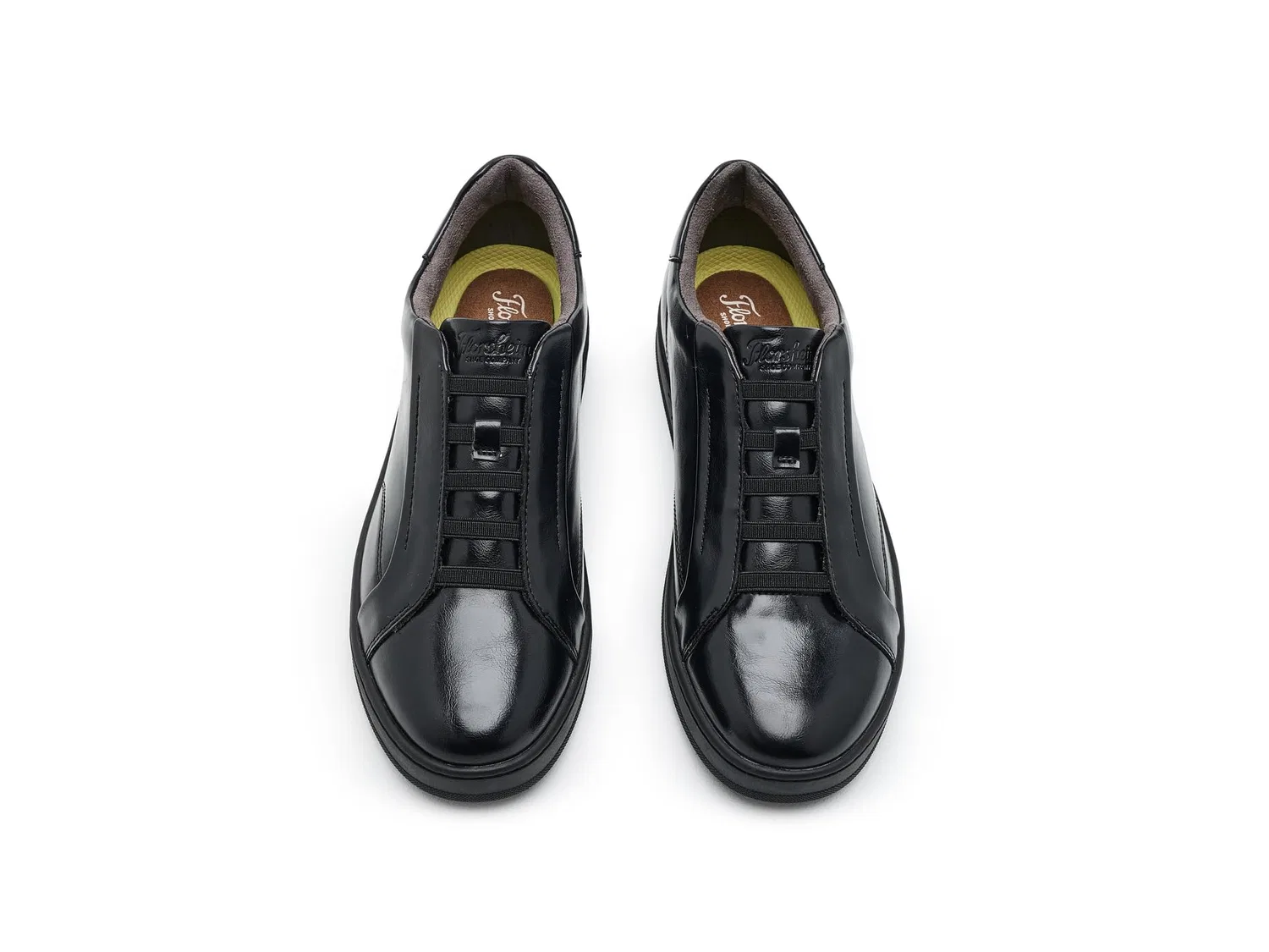 Кроссовки Monopoli Elastic Lace to Toe, Jr. (для малышей, маленьких и больших детей) Florsheim Kids, Black/Black Sole — фото 3