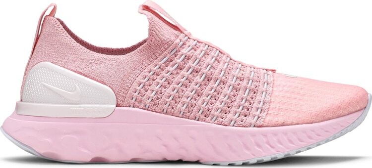 

Кроссовки Nike Wmns React Phantom Run Flyknit 2 'Pink Glaze', розовый