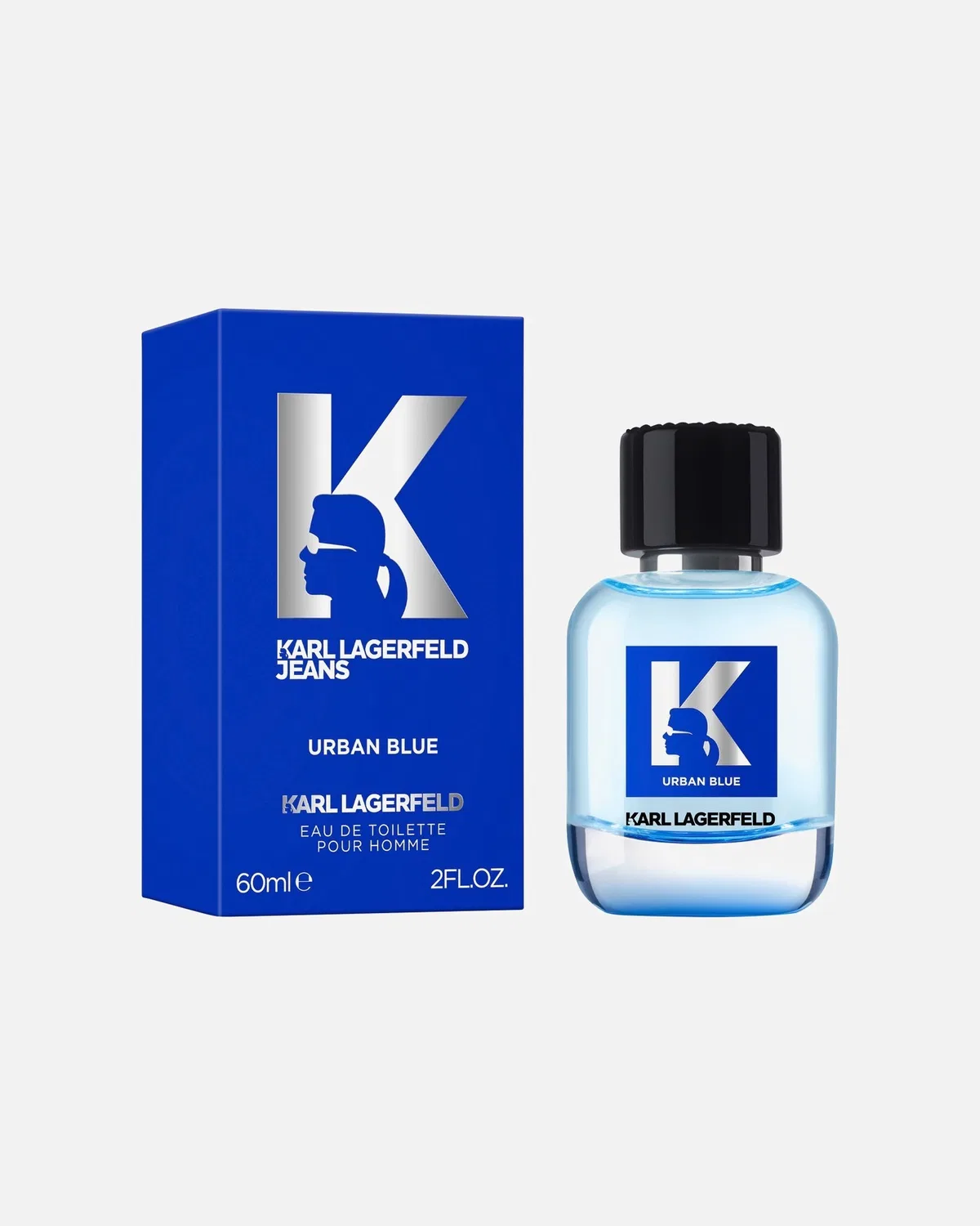 Туалетная вода джинсовая городская синяя Karl Lagerfeld, 60 Ml — фото 2
