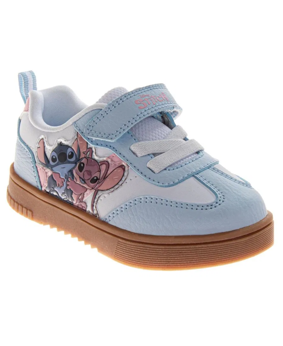 Кроссовки с липучками Stitch Disney, Blue White