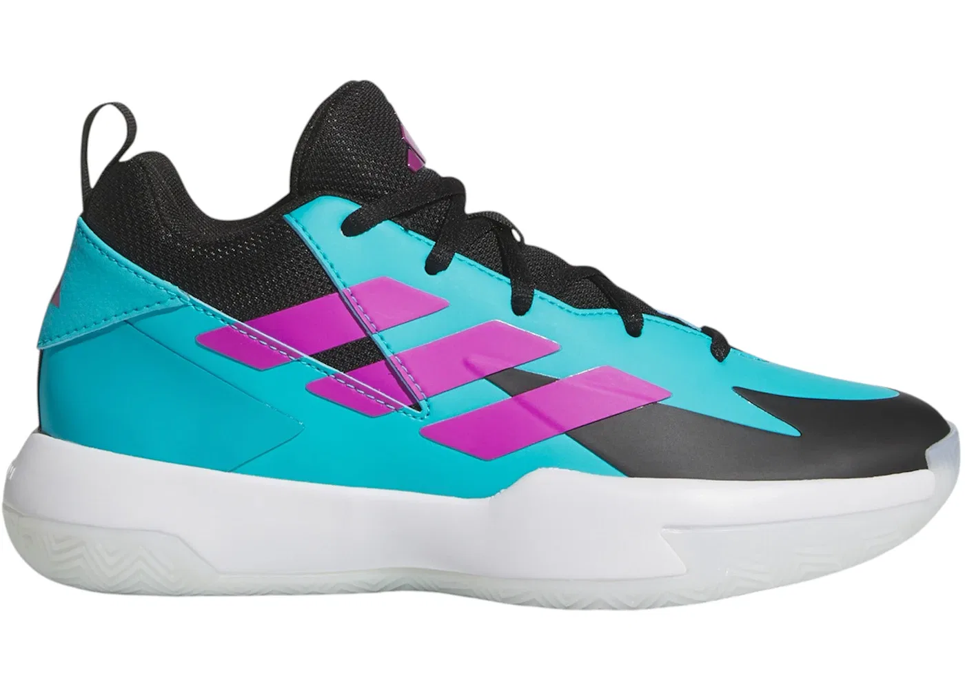 Детские кроссовки с принтом Adidas Cross 'Em Up Select Adidas, Lucid Cyan Core Black Purple Burst