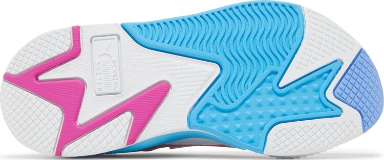 Кроссовки Puma Wmns RS-X Airbrush - Ultra Magenta, белый — фото 4