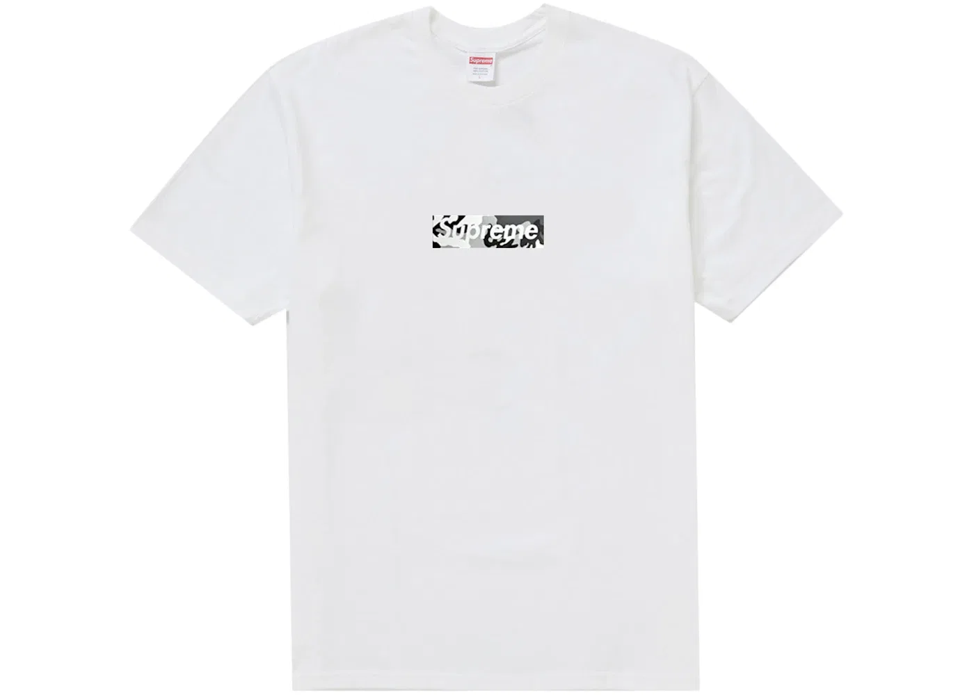 Мужская футболка с принтом Supreme Miami Box Logo Tee, White