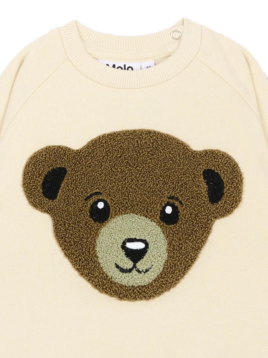 Свитер Disc Bear с рукавами реглан Molo, нейтральные цвета — фото 3