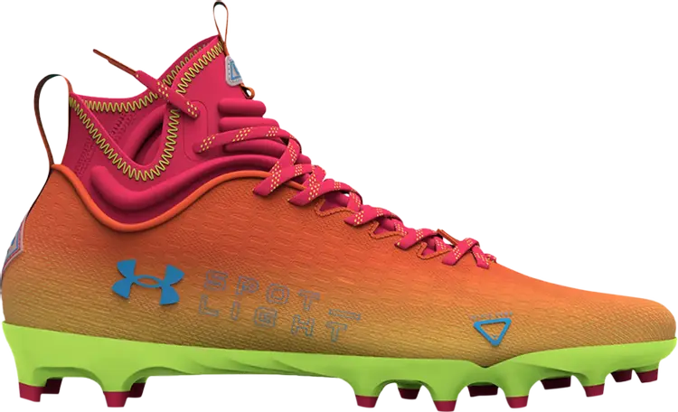 

Бутсы Under Armour Spotlight Lux MC LE Gradient, оранжевый