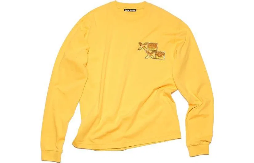 Футболка Unisex с принтом Acne Studios, Warm Yellow