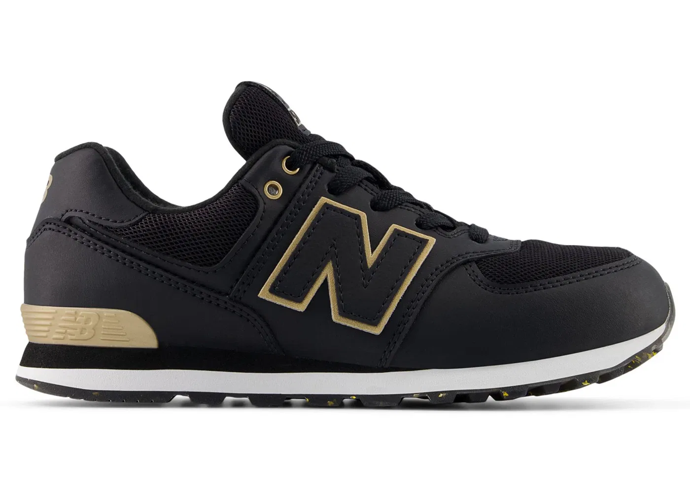 Детские кроссовки Lifestyle New Balance 574 Lace, Black/Gold