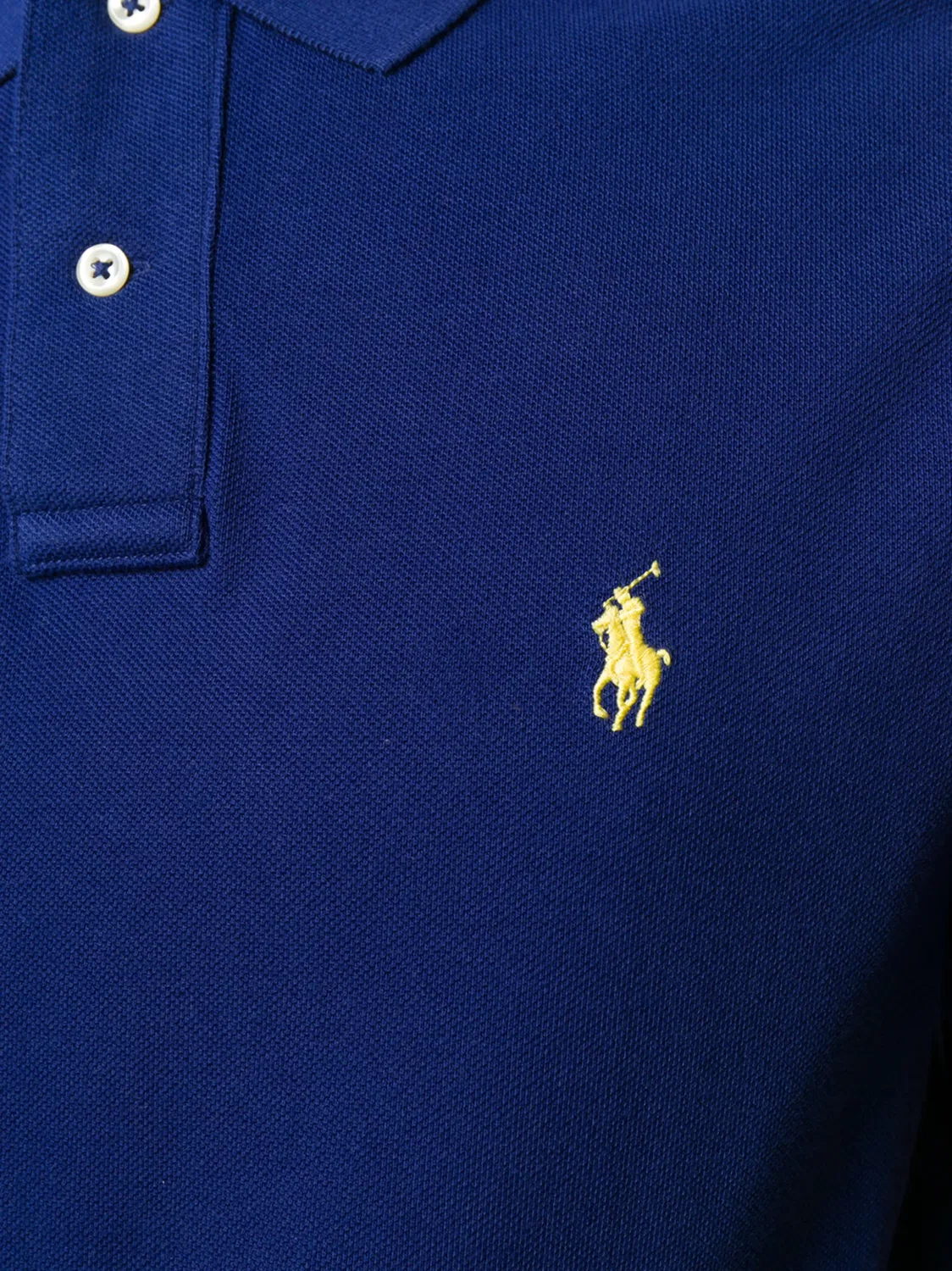 Поло с Вышитым Логотипом Polo Ralph Lauren, синий — фото 4