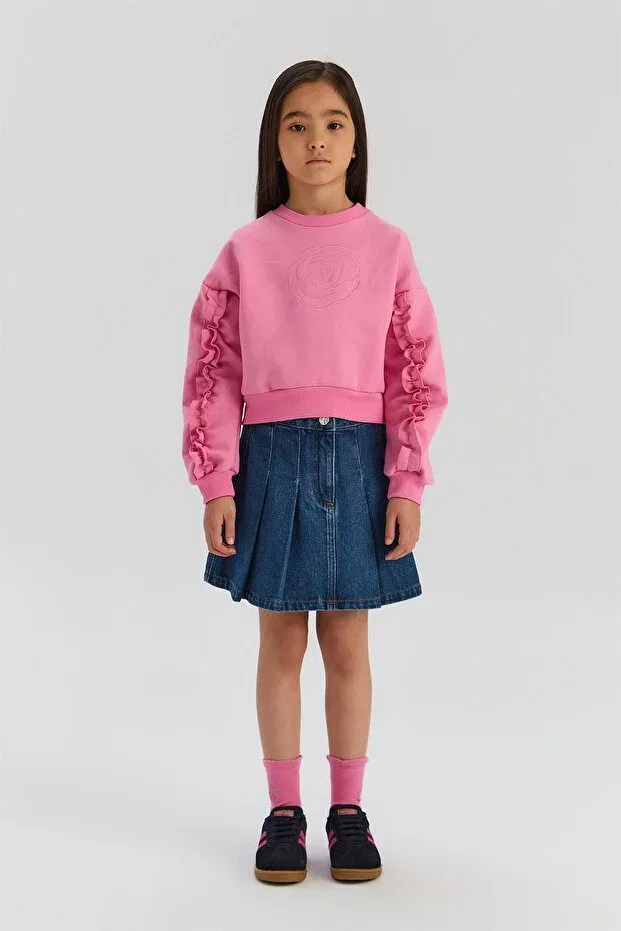 Детская толстовка с принтом Tyess, Pink