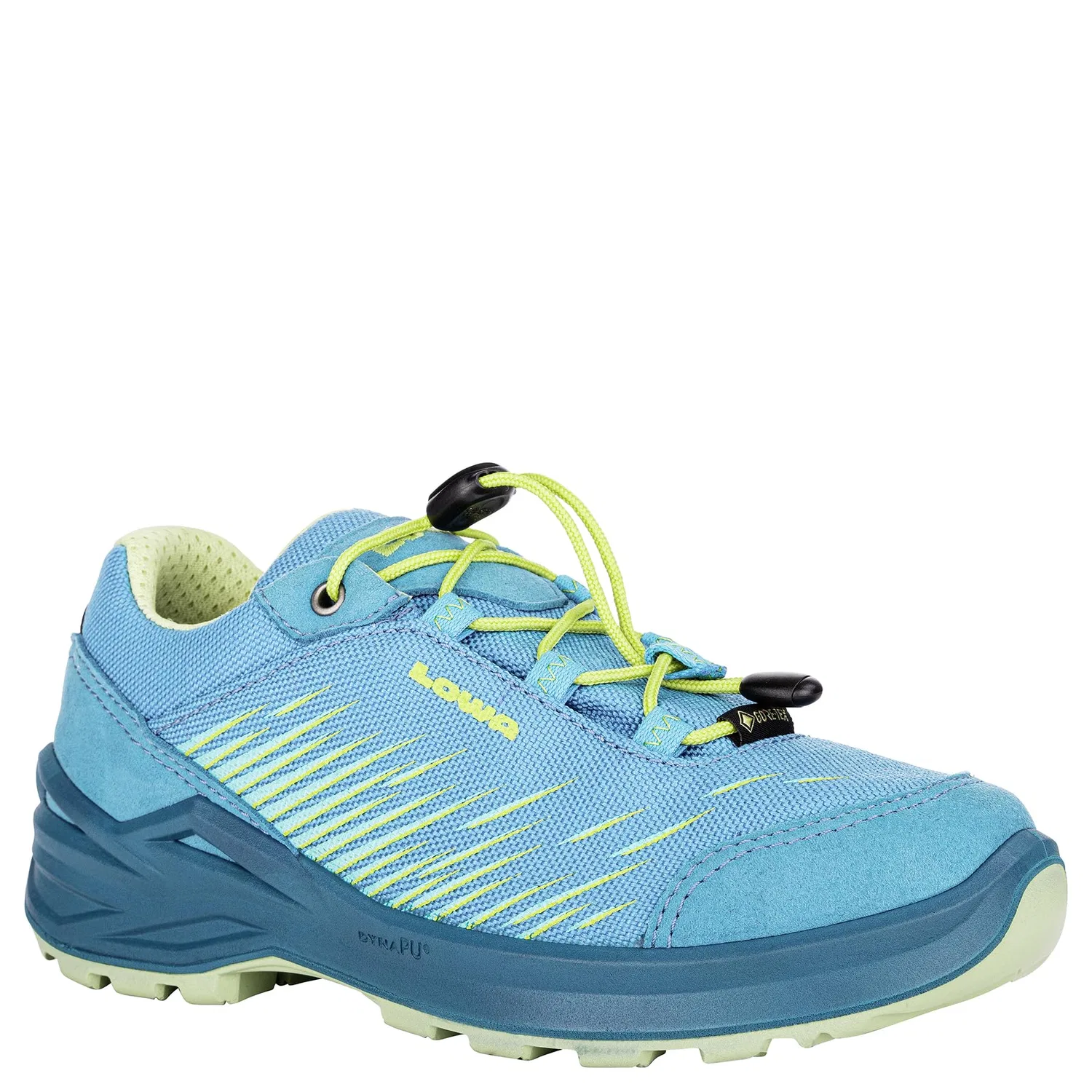 Детские ботинки для мальчиков с мембраной Zirrox Gtx Lo Junior LOWA, Azzurro — фото 2