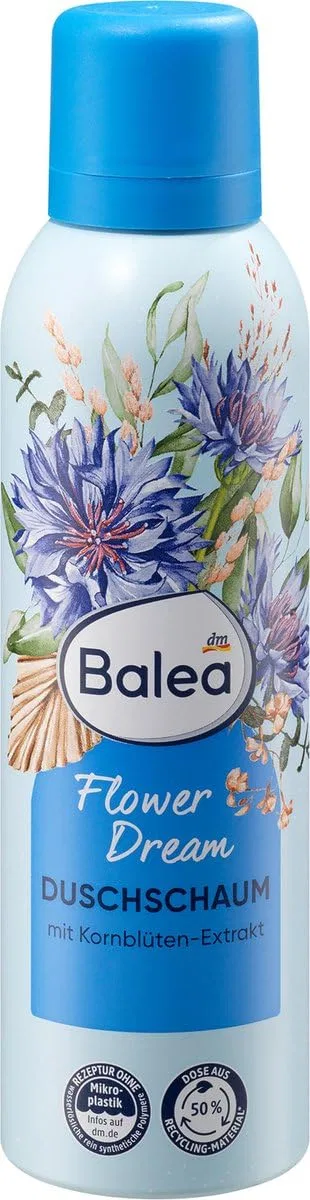 Набор пенки для душа 2 шт, Balea, Flower Dream, 200 мл — фото 4