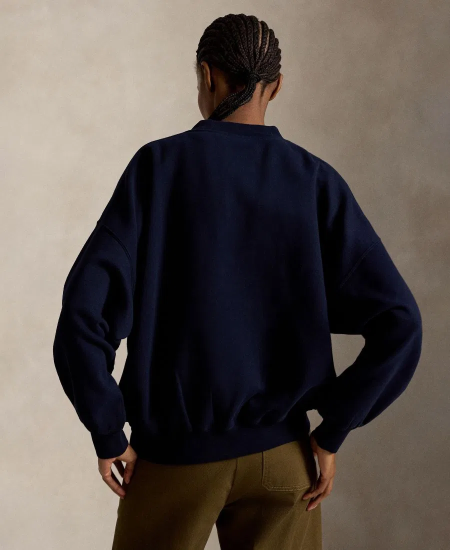 Свитшот с длинным рукавом Patchwork Polo Bear Polo Ralph Lauren, Hunter Navy — фото 4