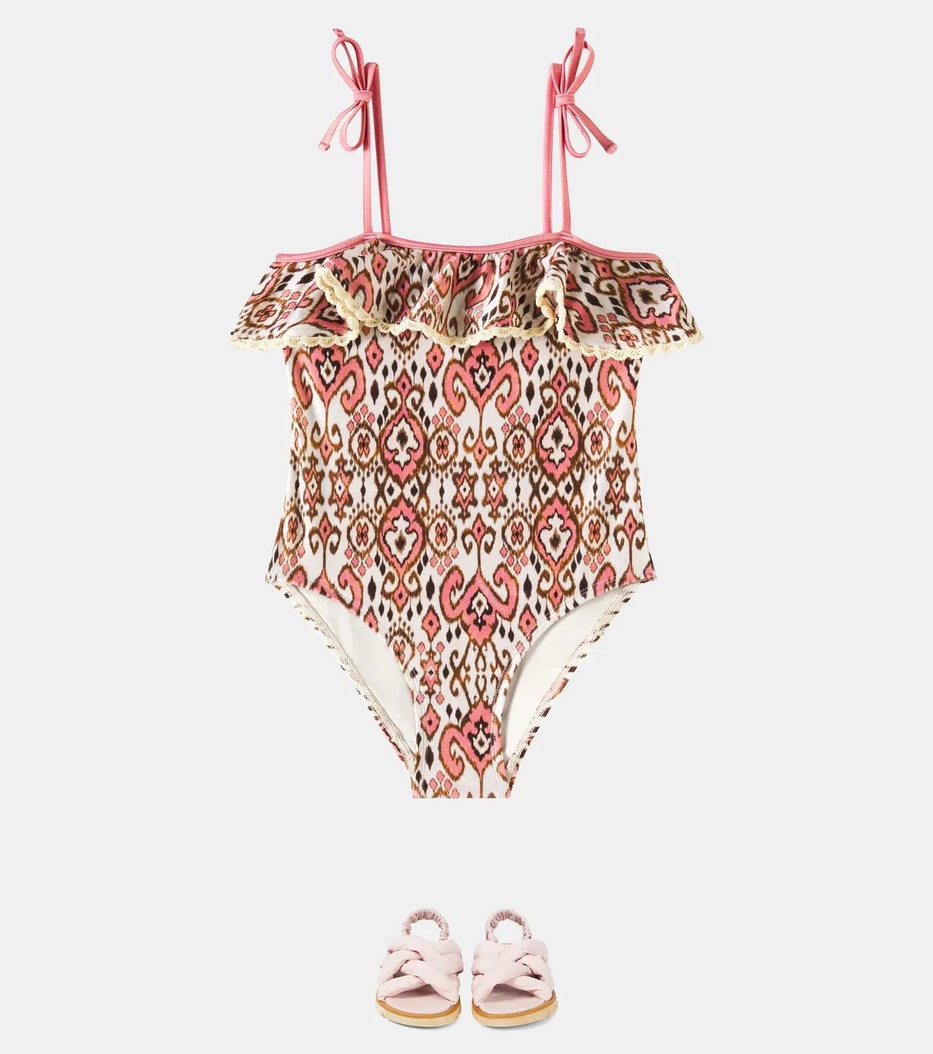 Раздельный купальник с принтом Zimmermann Kids, мультиколор — фото 2