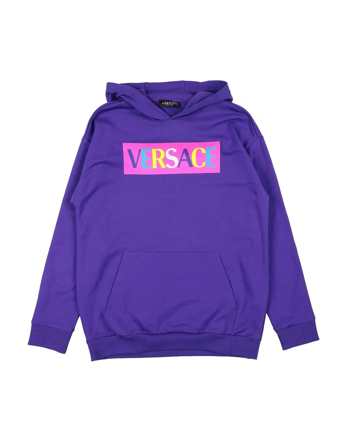 Детская толстовка на молнии с принтом Versace Young, фиолетовый