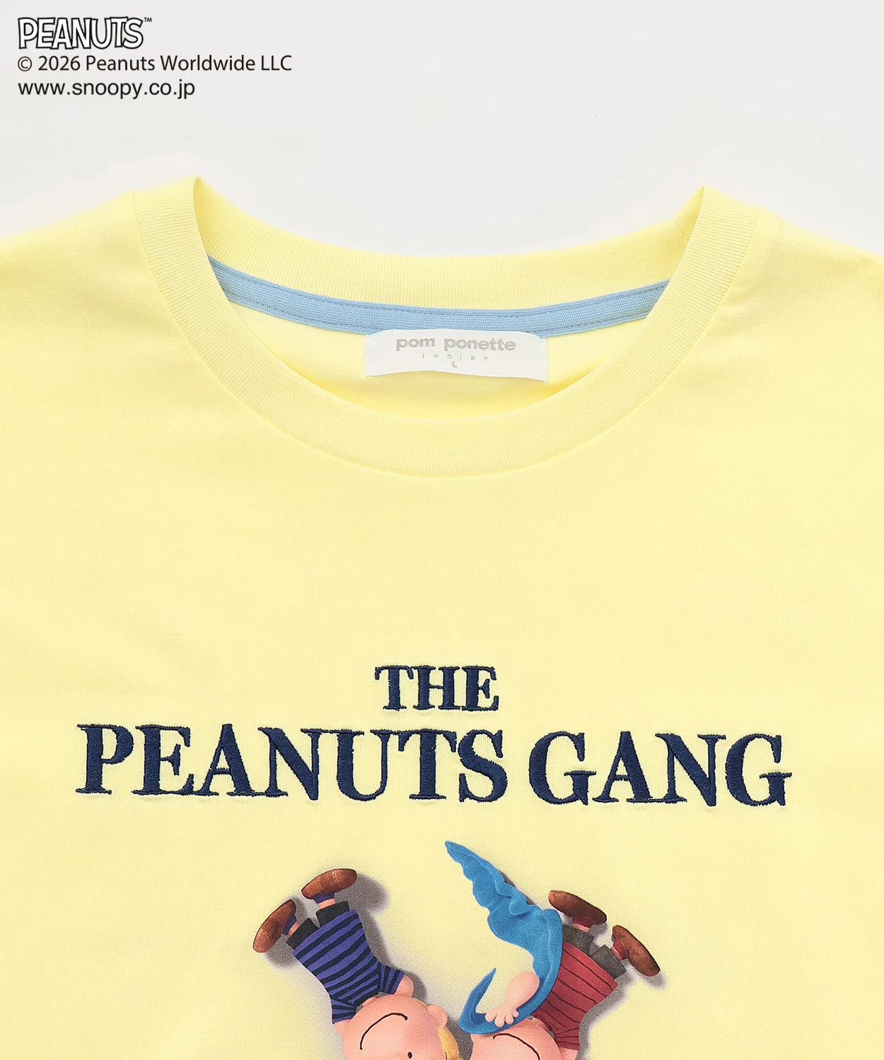 Детская футболка с принтом Peanuts модель Graphic Regular T-Shirt pom ponette junior, Off White — фото 3