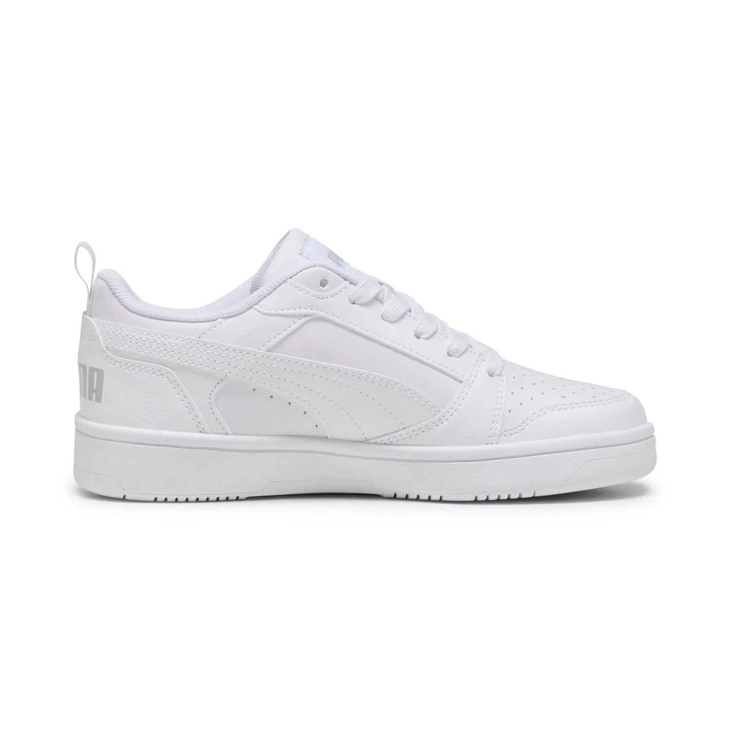 Детские ретро-кроссовки с дышащей стелькой PUMA, White/Light Gray — фото 3