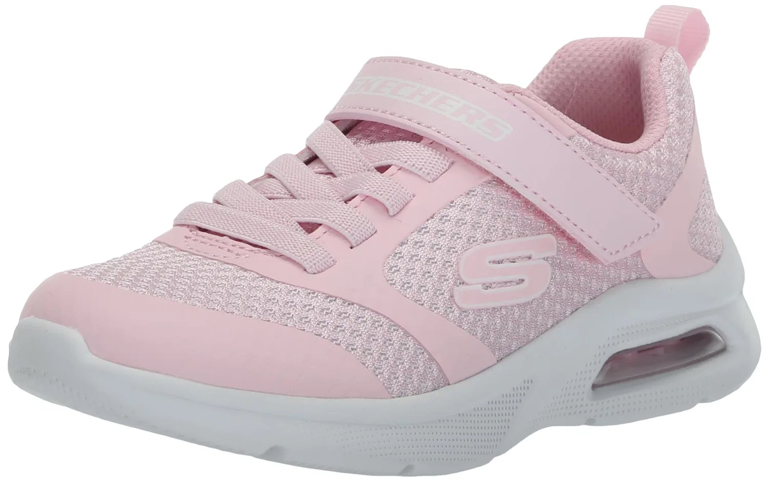 Детские кроссовки для девочек с принтом Microspec Max Skechers, Pink Light