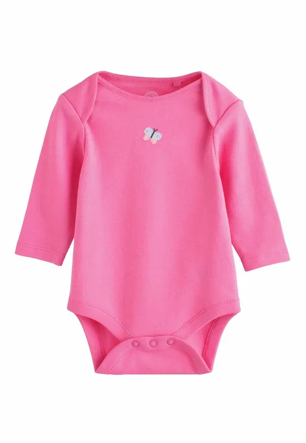 Боди с длинным рукавом, 5 шт, Regular fit, Next, pink, розовый — фото 3