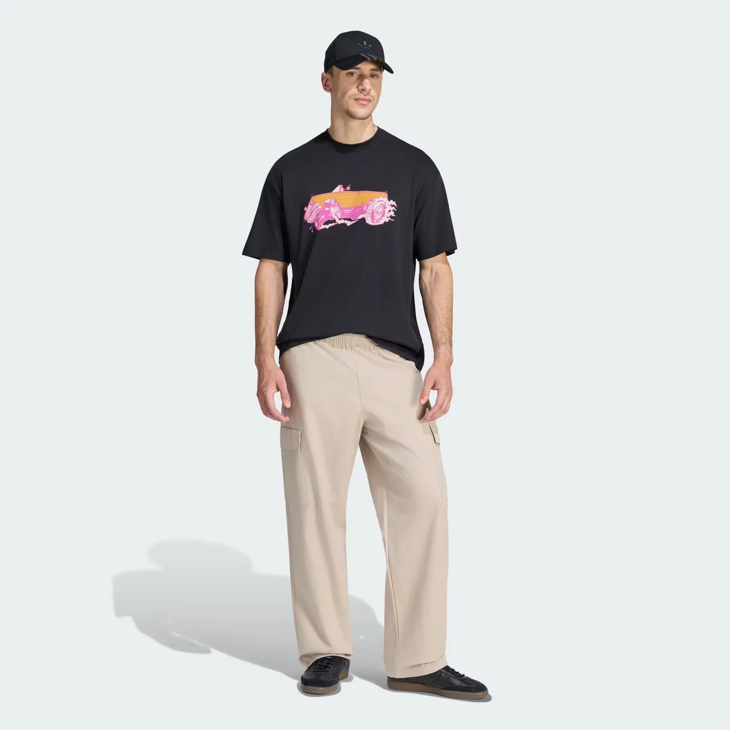 Мужская футболка свободного кроя Lo Rider Adidas Originals, черный — фото 3