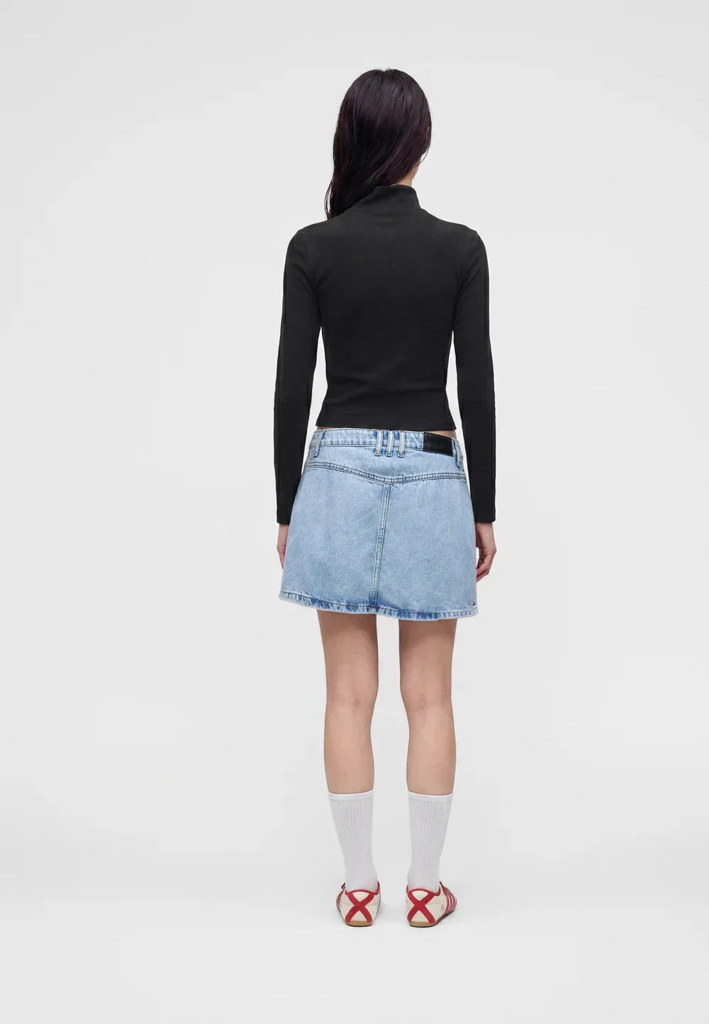 Мини-Юбка Adidas Originals, Light Denim — фото 3